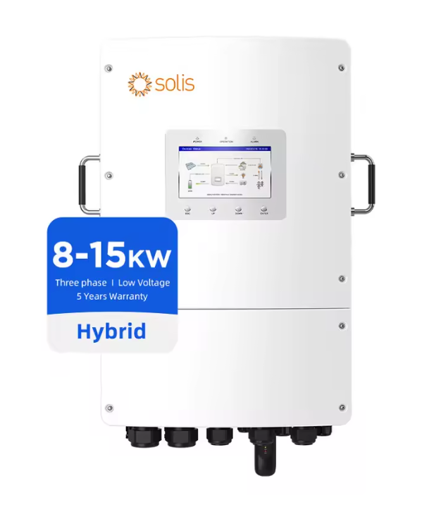 Solis Hybrid Solar Inverter Three Phase 48V Low Voltage S6-EH3P(8-15)K02-NV-YD-L 8K/10K/12K/15K for Solar Energy System