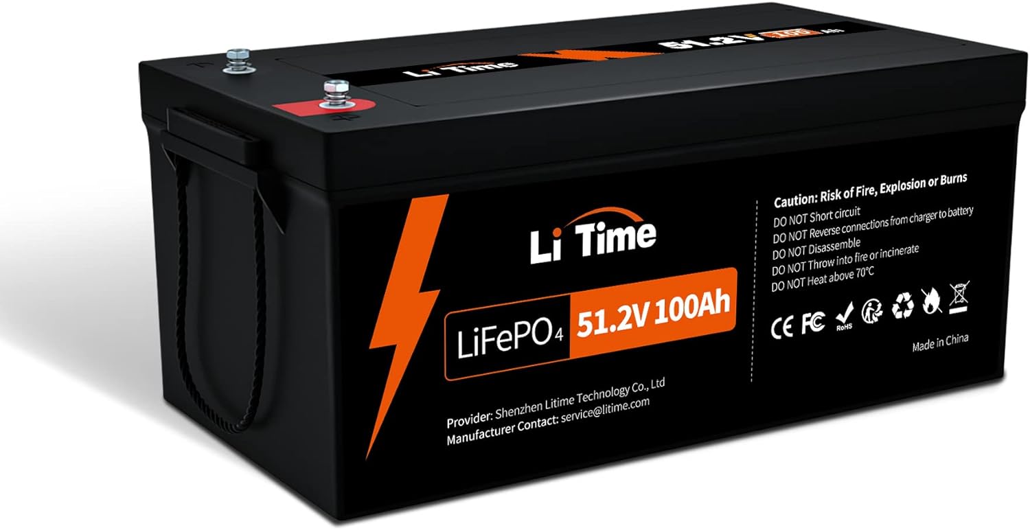 V 100ah Lithium Ion Battery 6000 Cycles 51.2v Lifepo4 Battery for Home Battery Storage48	